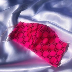 GG designer inspired face mask